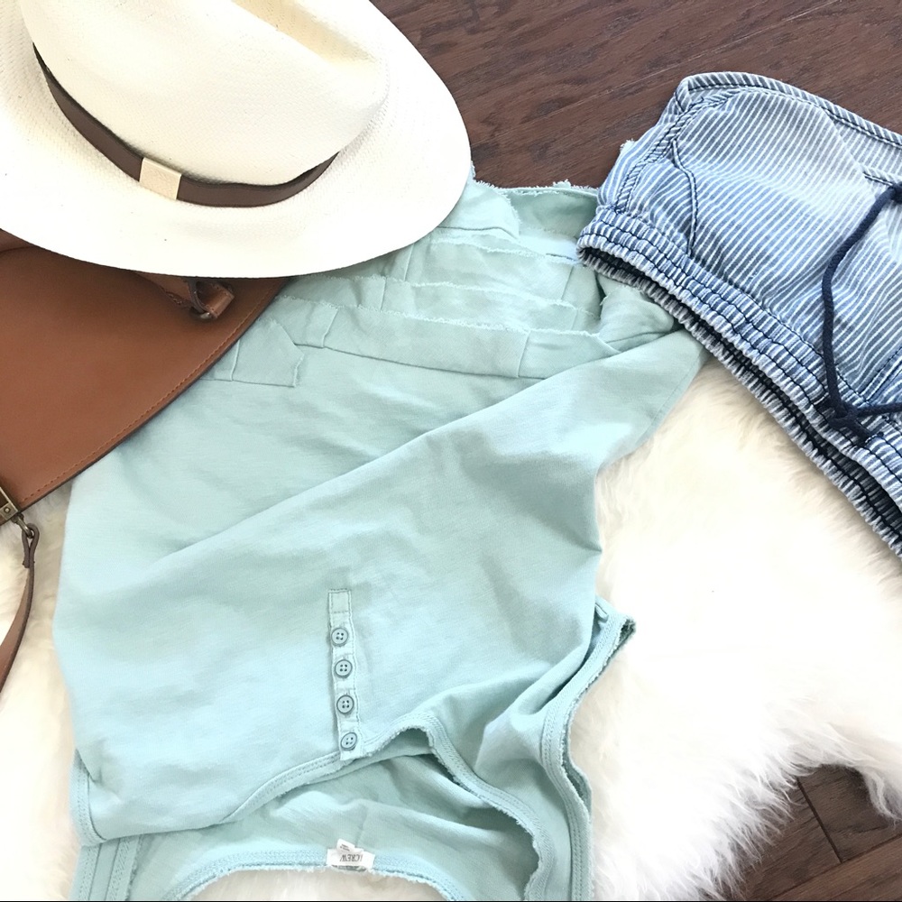 *SOLD*J. Crew Mint Cotton Tank Size XS