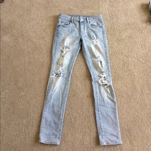 American eagle ripped jeans