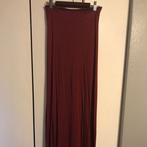 Maroon Maxi Skirt!