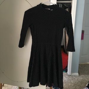 Poka-dot black Forever 21 dress