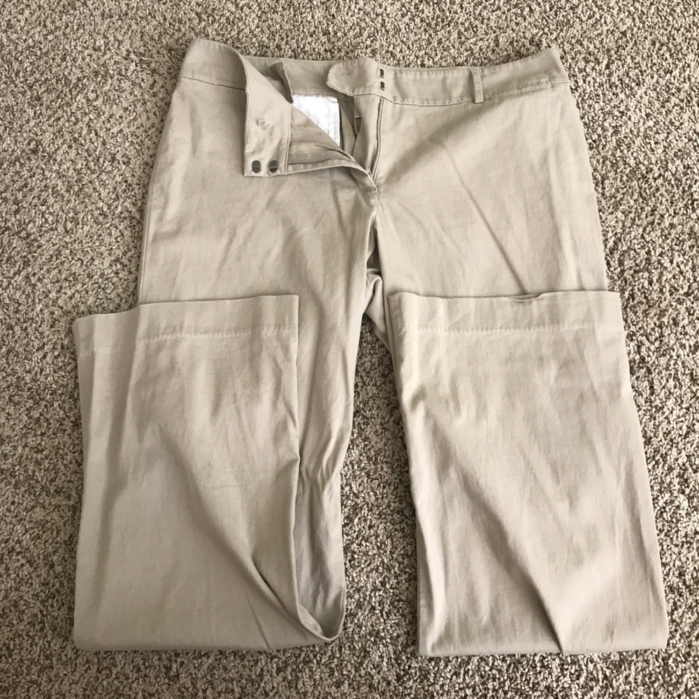 Khaki slacks