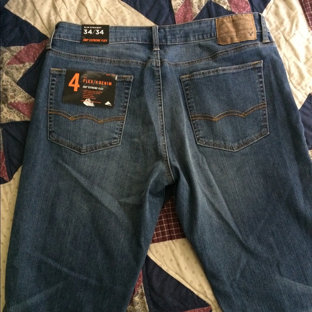 American Eagle slimstraight fit blue jeans (34/34)