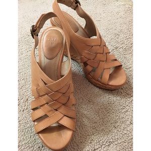 Frye Natural Leather Wedges