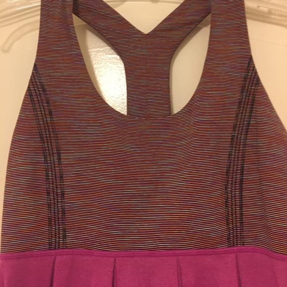 Dark pink Lululemon workout top - Picture 2 of 4