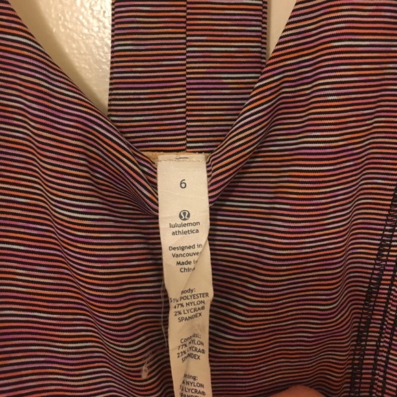 Dark pink Lululemon workout top - Picture 3 of 4