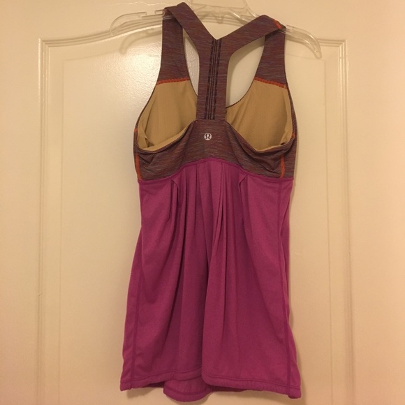 Dark pink Lululemon workout top - Picture 4 of 4