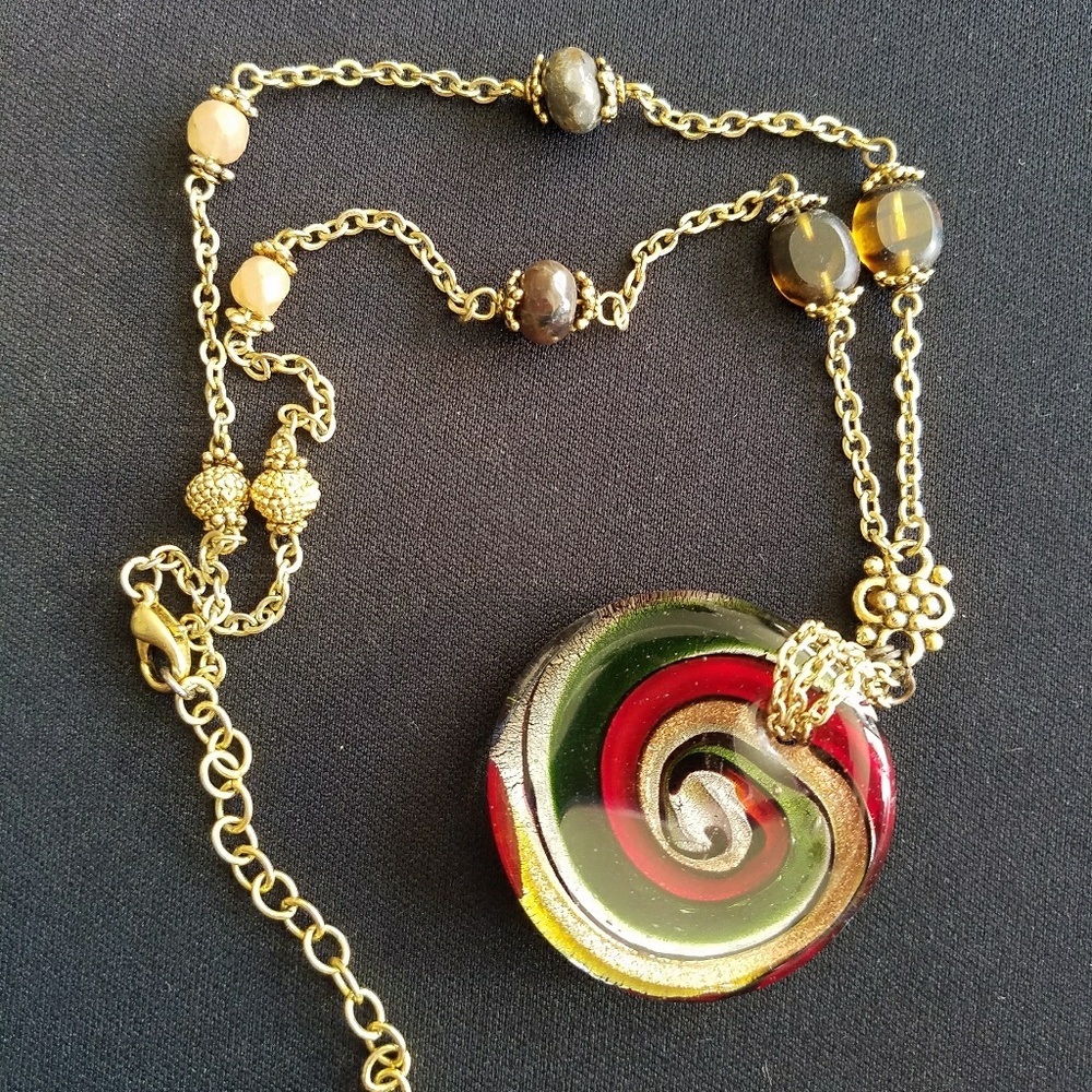 ART GLASS PENDANT - Picture 2 of 6