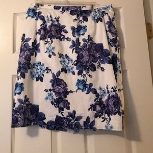 Floral Pencil Skirt