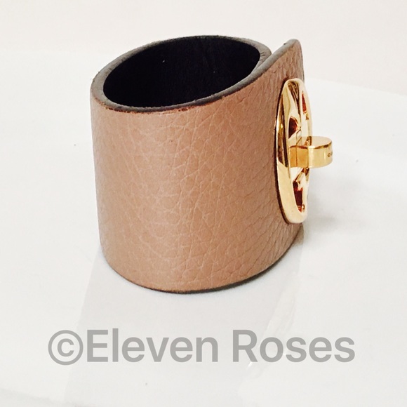 Gucci 1973 Leather Bangle Bracelet - Picture 3 of 8