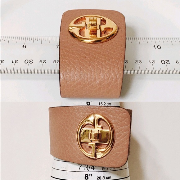 Gucci 1973 Leather Bangle Bracelet - Picture 5 of 8