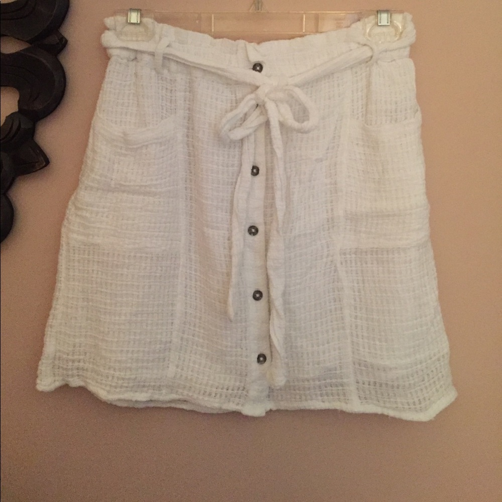 Aerie White Summer Skirt