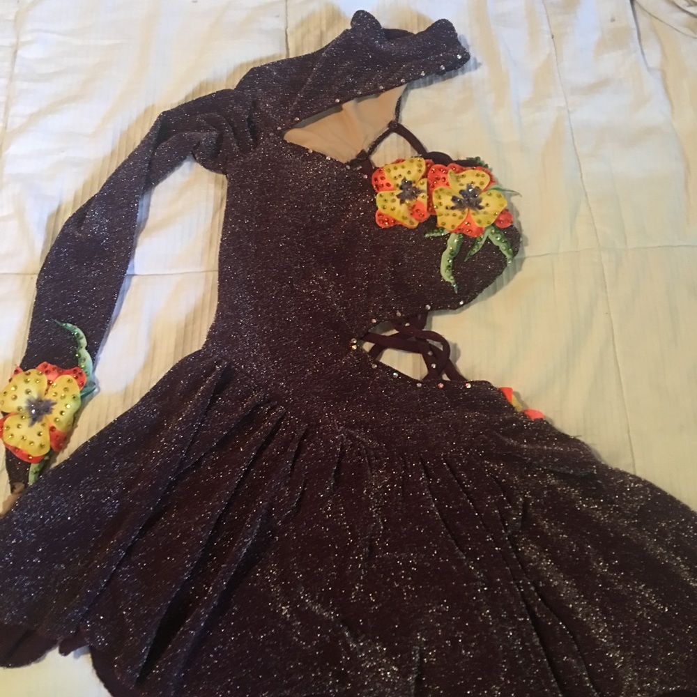 Swarovski stoned ice skating dress adult small ⛸