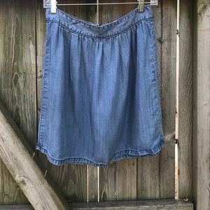 Madewell jean skirt
