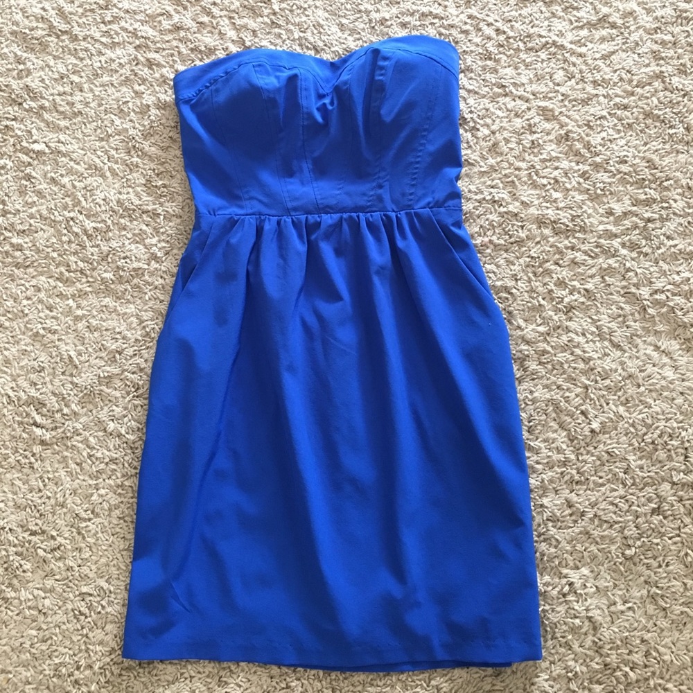 Royal blue dress