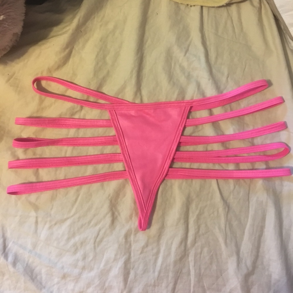 Pink rave/bathing suit bottoms