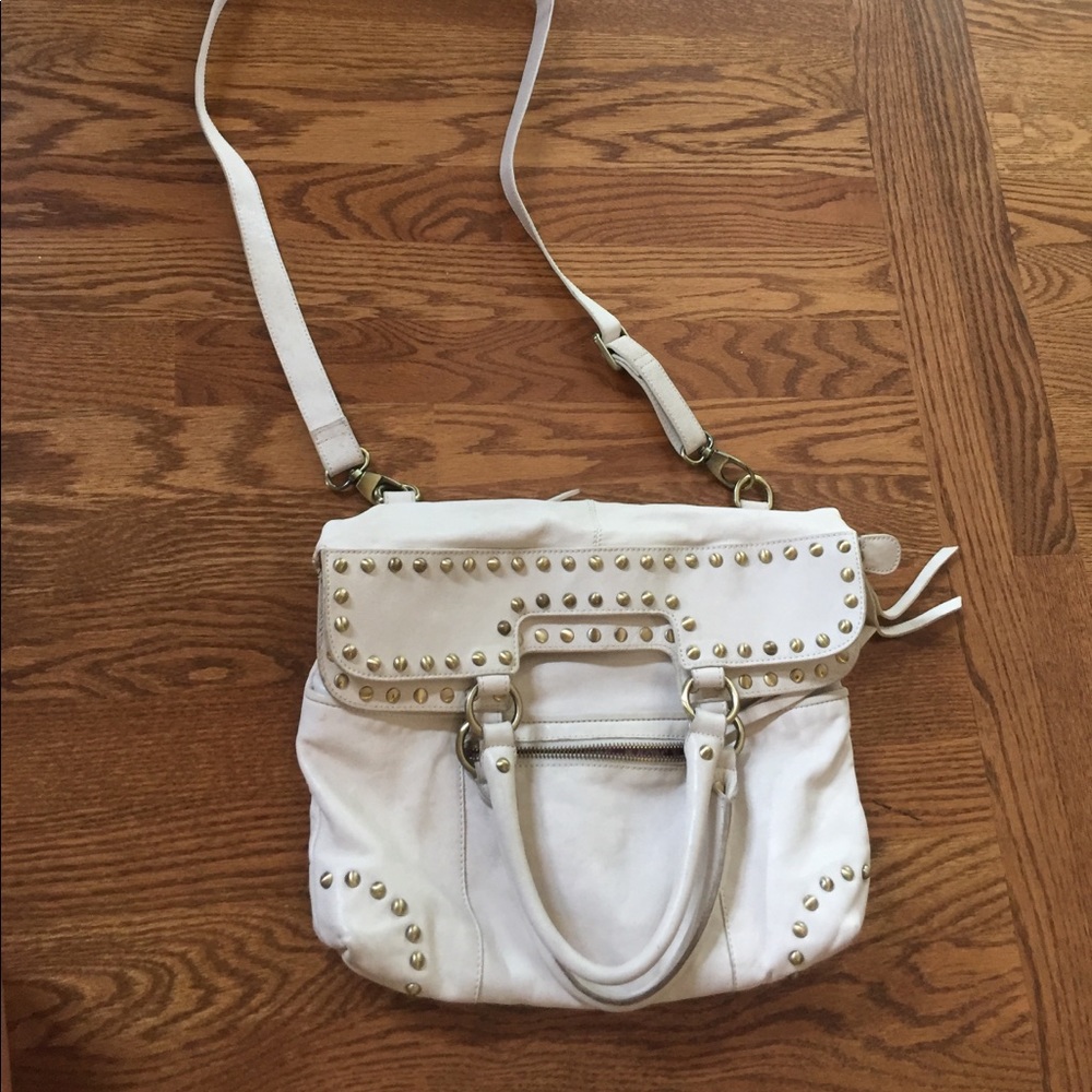 Sorial New York White Leather Crossbody