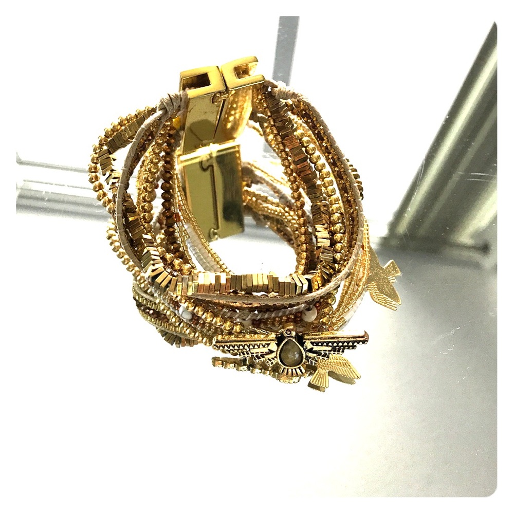 Hipanema white gold bracelet set - be beach ready!