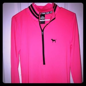 Victoria's Secret Half-Zip Work Out Top