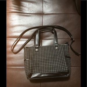 Thirty One Cindy Houndstooth Purse