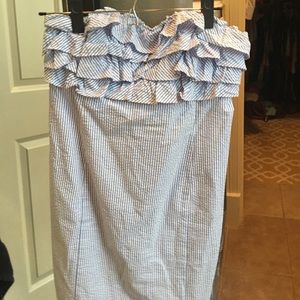 Strapless vineyard vines midi dress