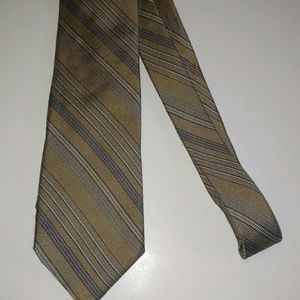 Mid-century Lilly Dache silk tie - w/price tag!