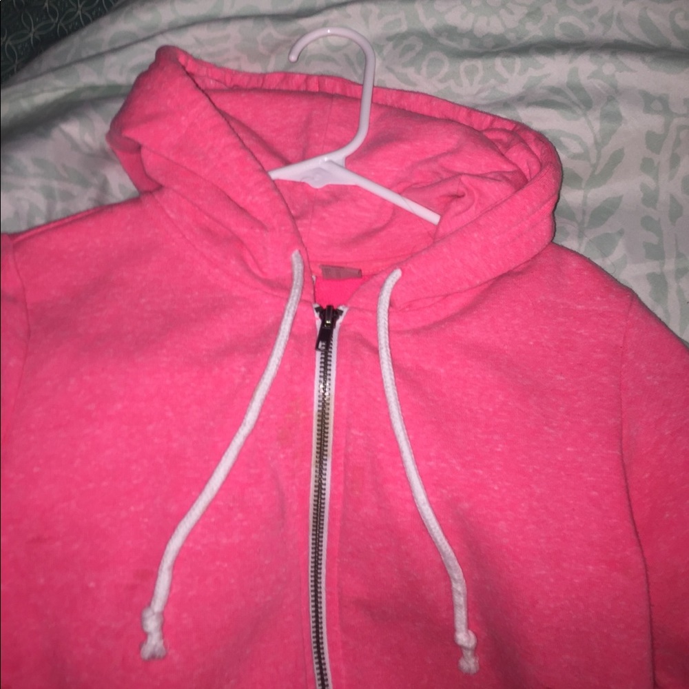 Pink hoodie