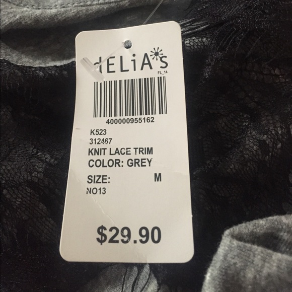 NWT lace top Delia's cotton T-shirt dress - Picture 4 of 4