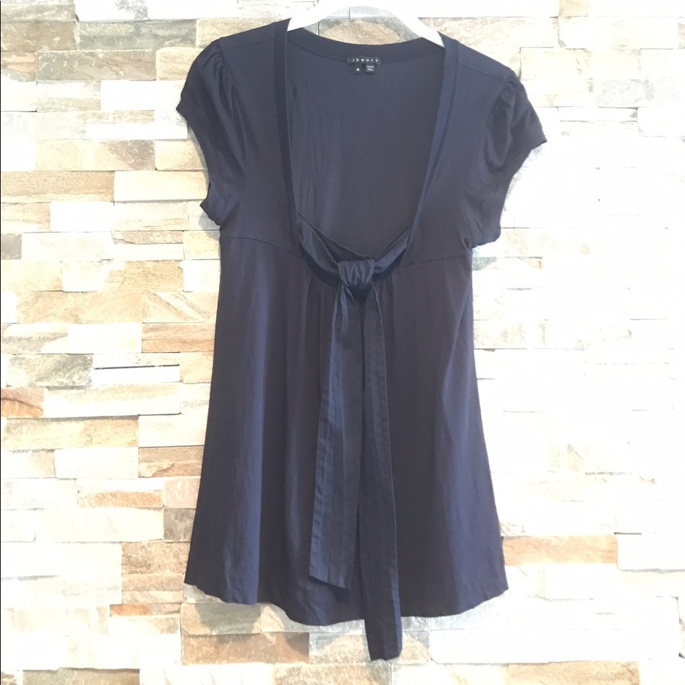 Theory tie front top