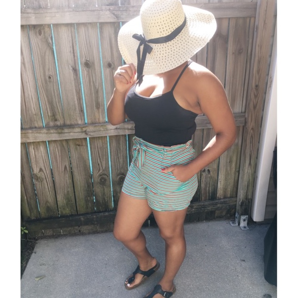 High waisted shorts
