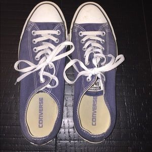 Navy Converse Low Tops