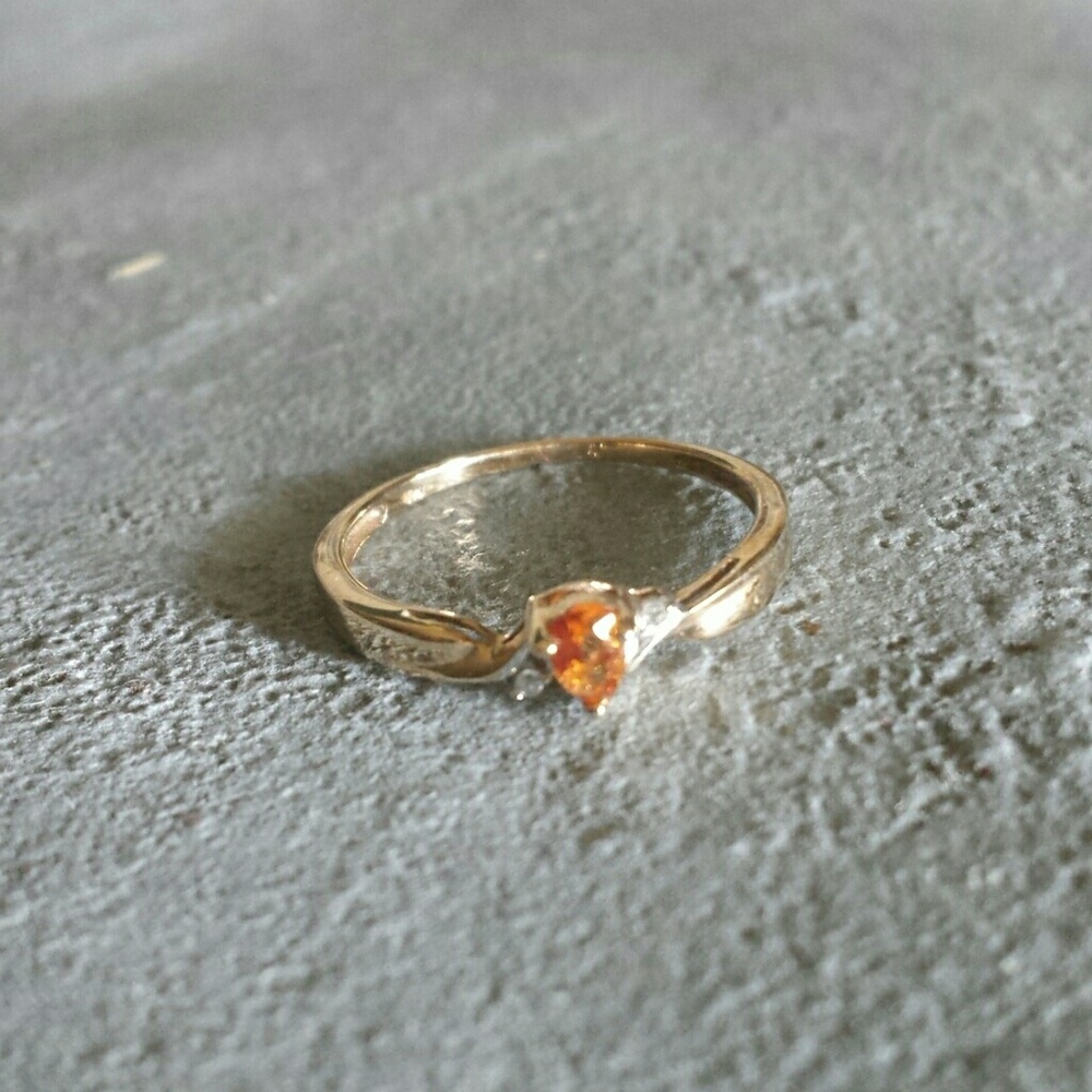 💟10K Citrine Ring