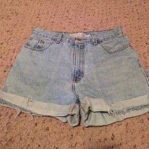 High waisted jean shorts 4
