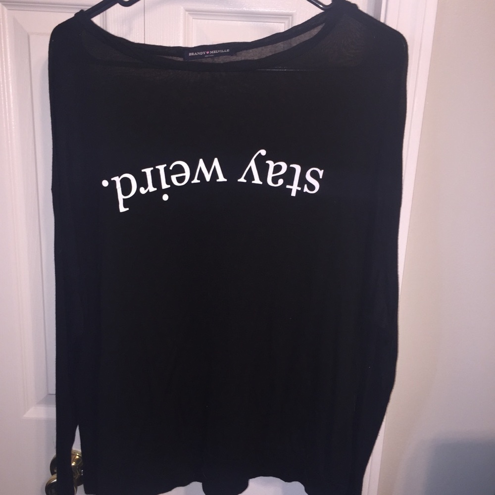 Brandy Melville Black Long Sleeve