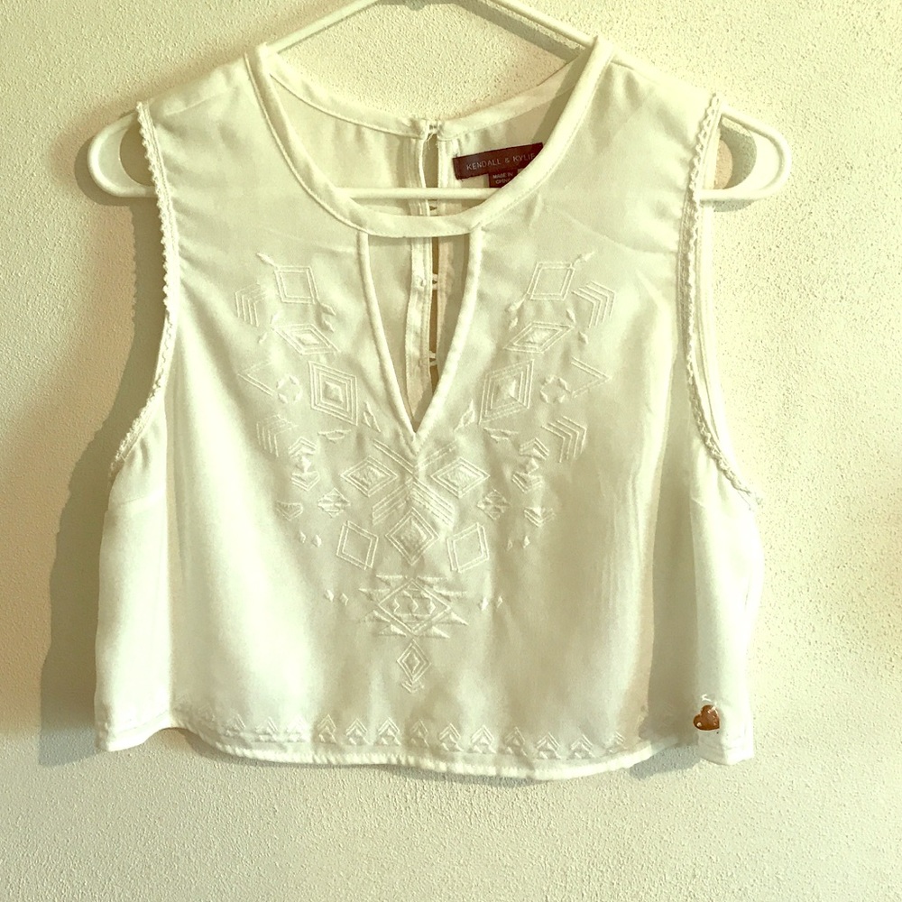 Kendall & Kylie Tribal Crop Top