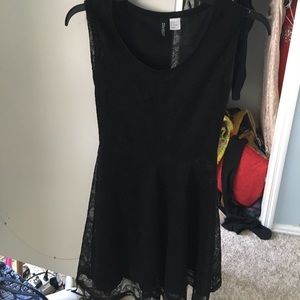 H&M lace black dress