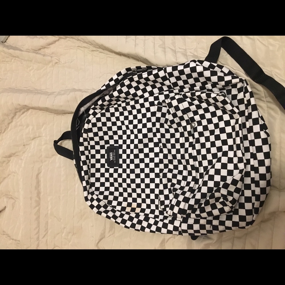 Vans backpack checkered