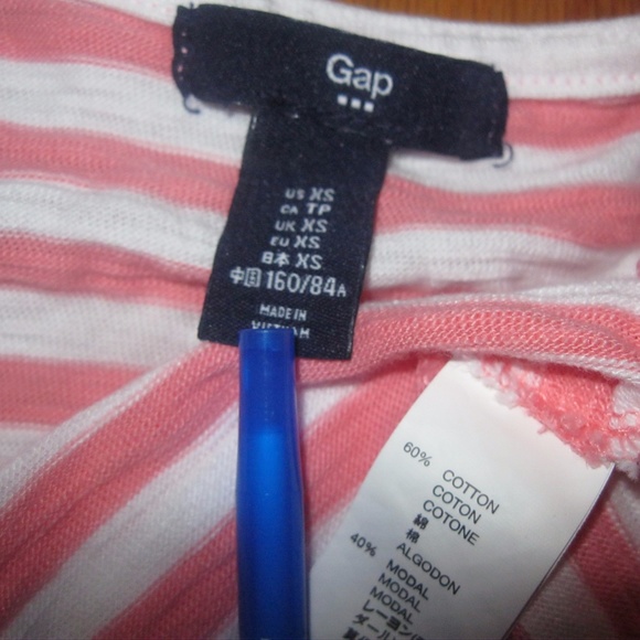 SOLD! GAP Pink & White Striped Tank Top Dress - Picture 8 of 8