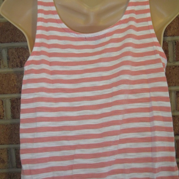 SOLD! GAP Pink & White Striped Tank Top Dress - Picture 6 of 8