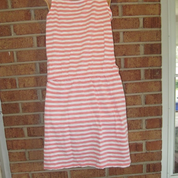 SOLD! GAP Pink & White Striped Tank Top Dress - Picture 5 of 8