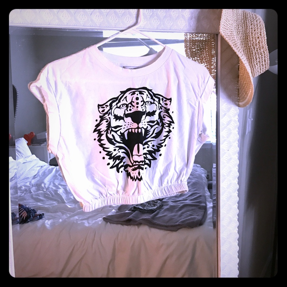 Tiger crop top