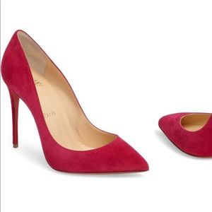 Christian Louboutins Pigalle Follies Rosa Suede