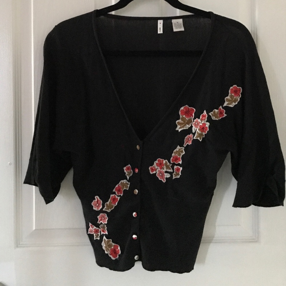 Anthropologie Moth short sleeved sweater