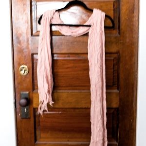 Pink/peach scarf