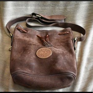 Dooney and Bourke brown genuine suede purse
