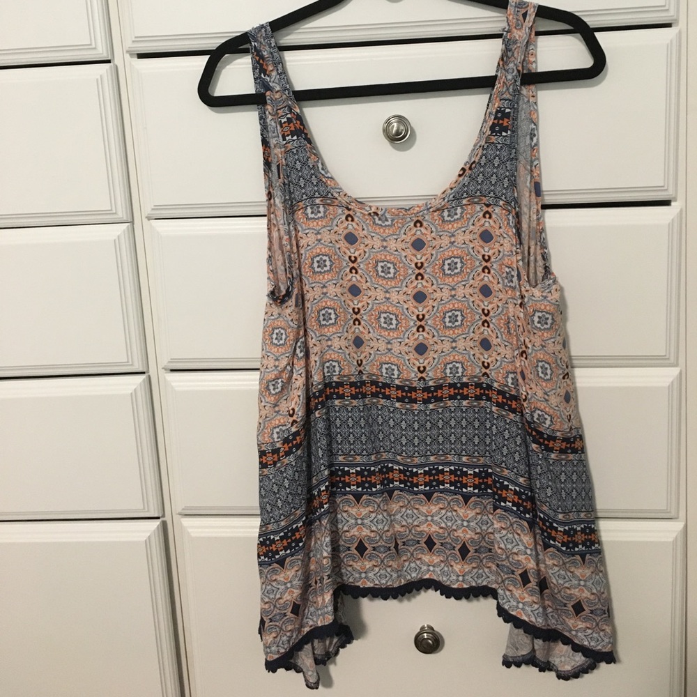 Patterned Tank Top