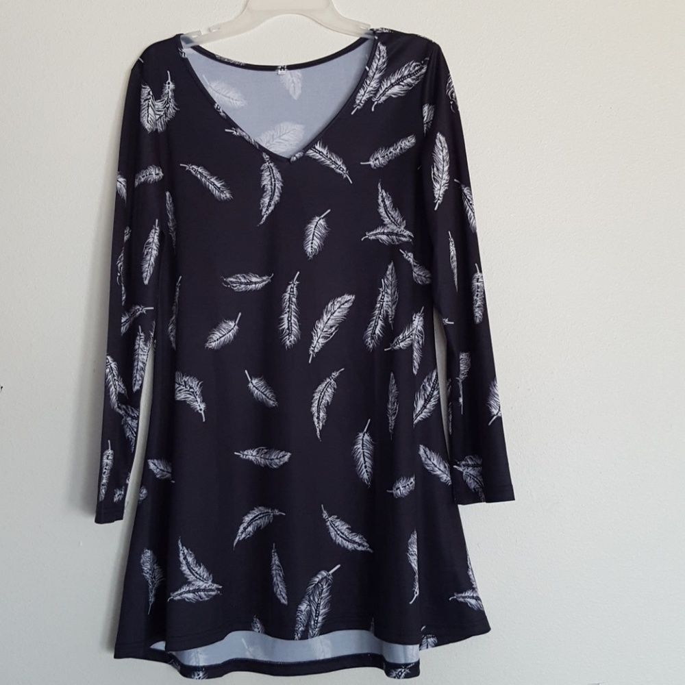 Black long sleeve dress