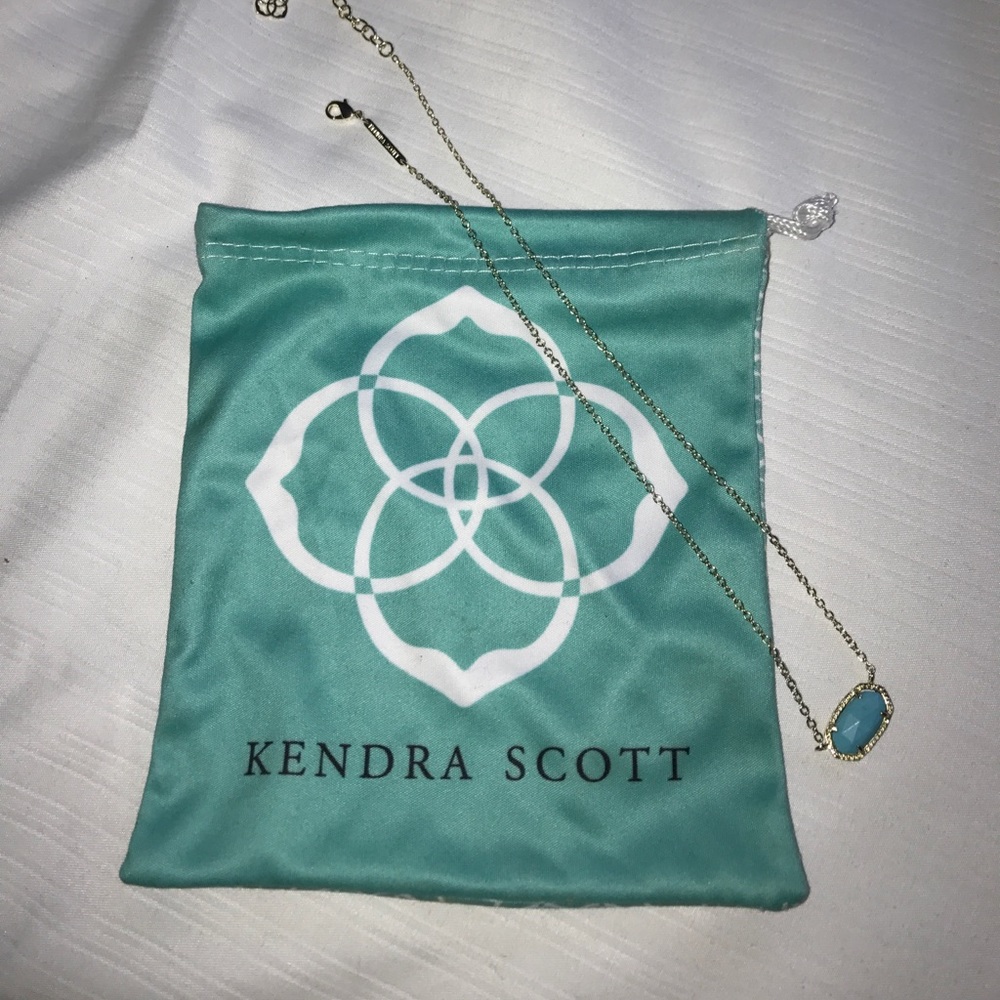 Kendra Scott blue necklace