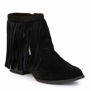 BCBGeneration Capricorn Fringe Booties Women's