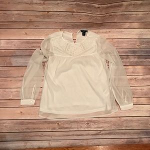 White blouse from forever 21