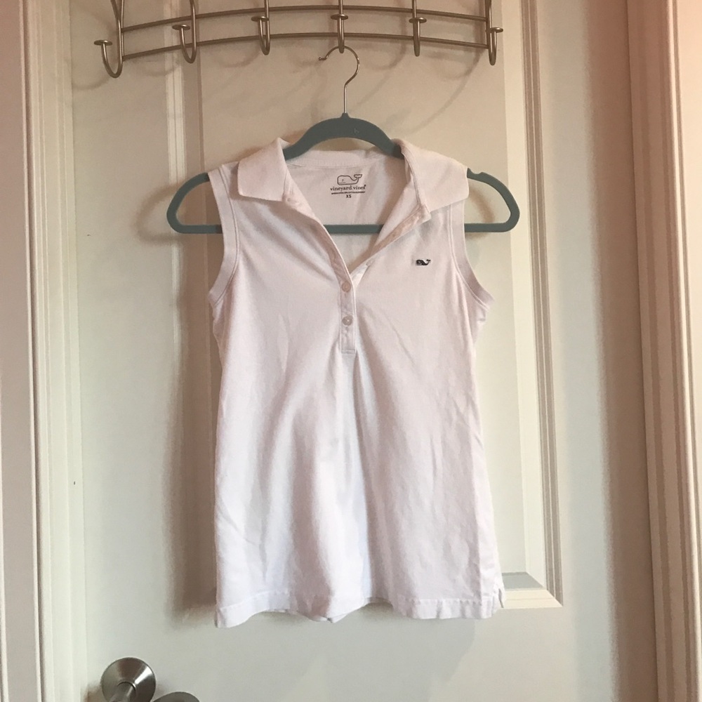 Vineyard Vines Sleeveless polo White